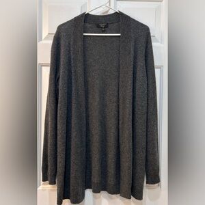 Charter Club 100% Cashmere Open Cardigan Sweater Size M Luxury Minimalist Preppy